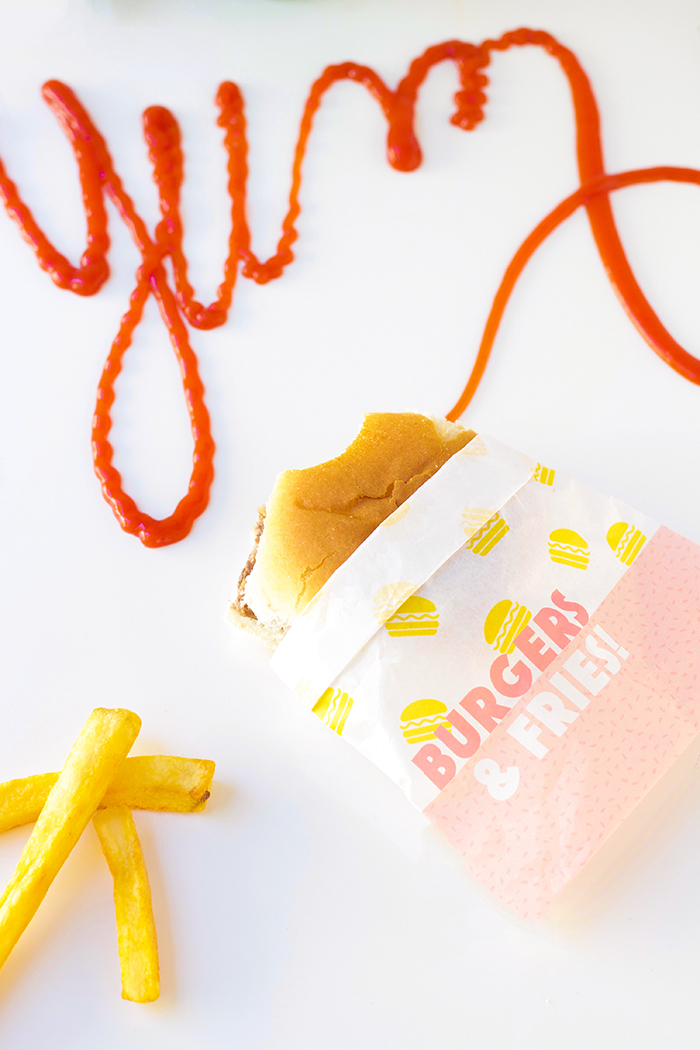 printable burger wrapers