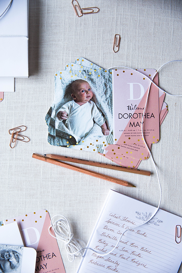 shutterfly birth announcements